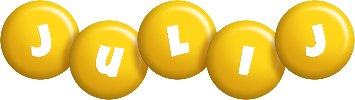 Julij candy-yellow logo