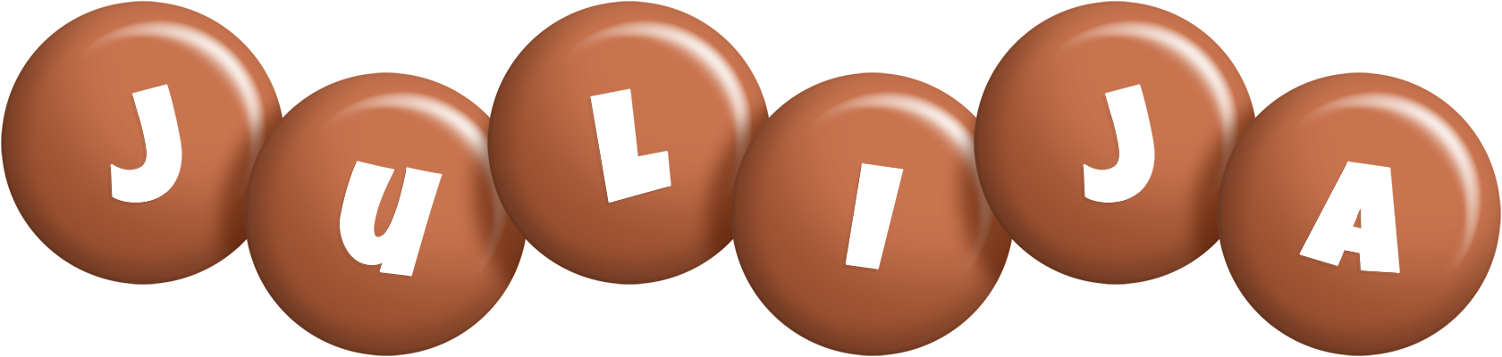Julija candy-brown logo