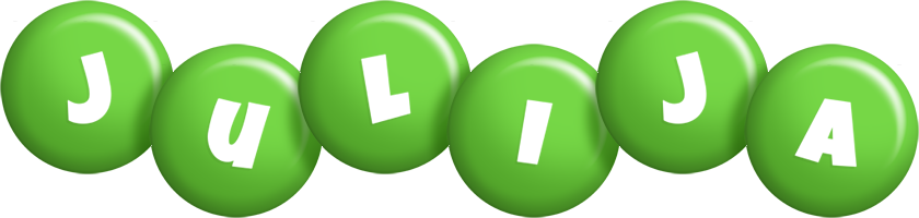Julija candy-green logo