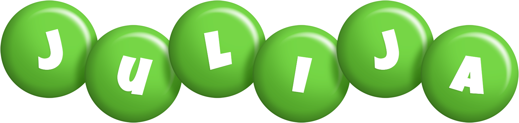 Julija candy-green logo
