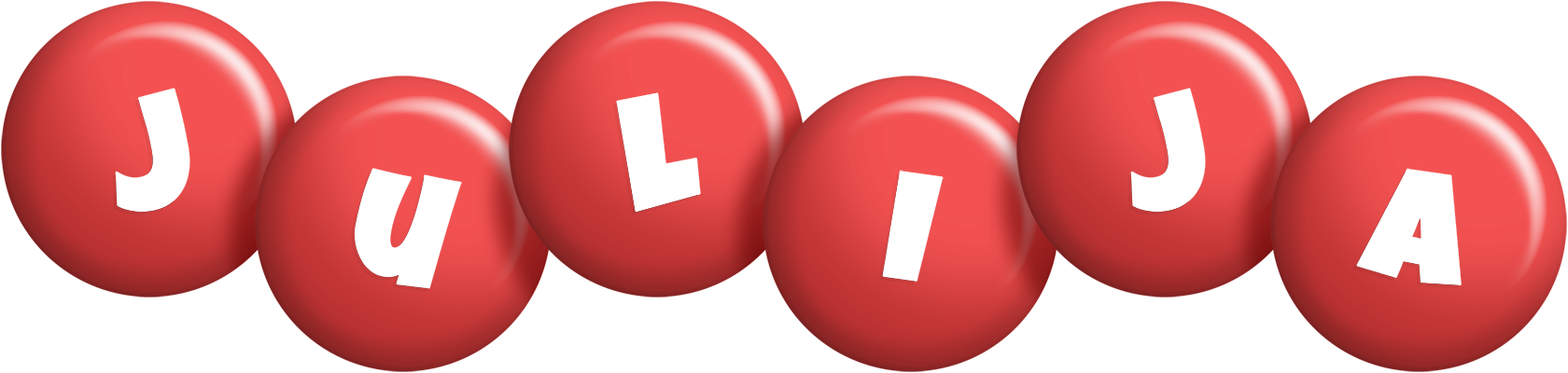 Julija candy-red logo