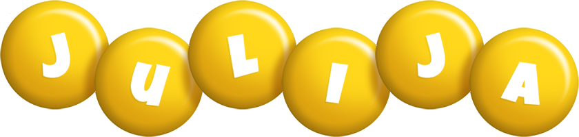 Julija candy-yellow logo