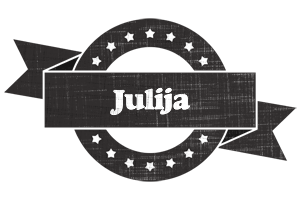 Julija grunge logo