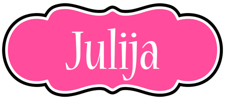 Julija invitation logo