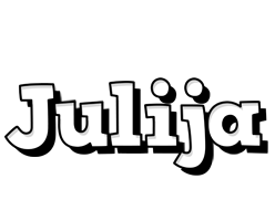 Julija snowing logo