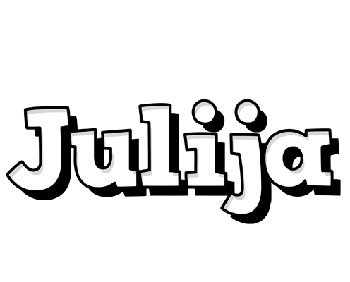 Julija snowing logo