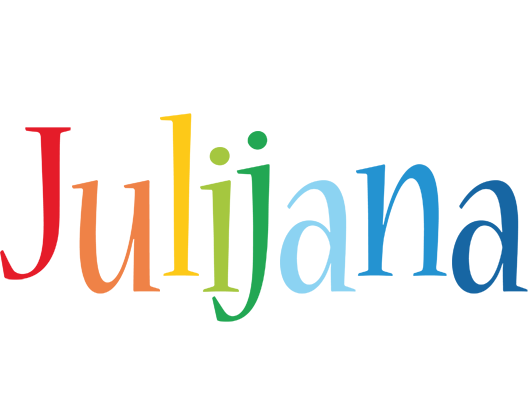 Julijana birthday logo