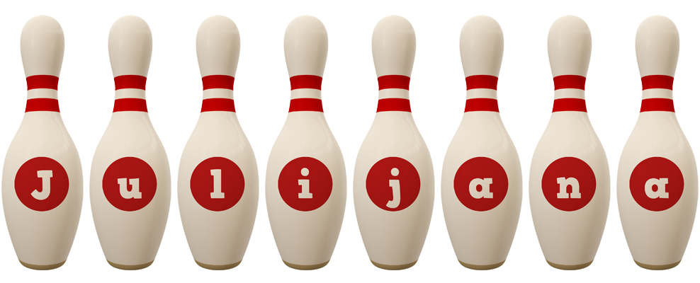 Julijana bowling-pin logo