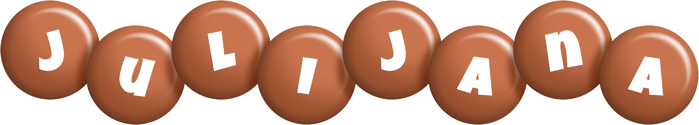 Julijana candy-brown logo
