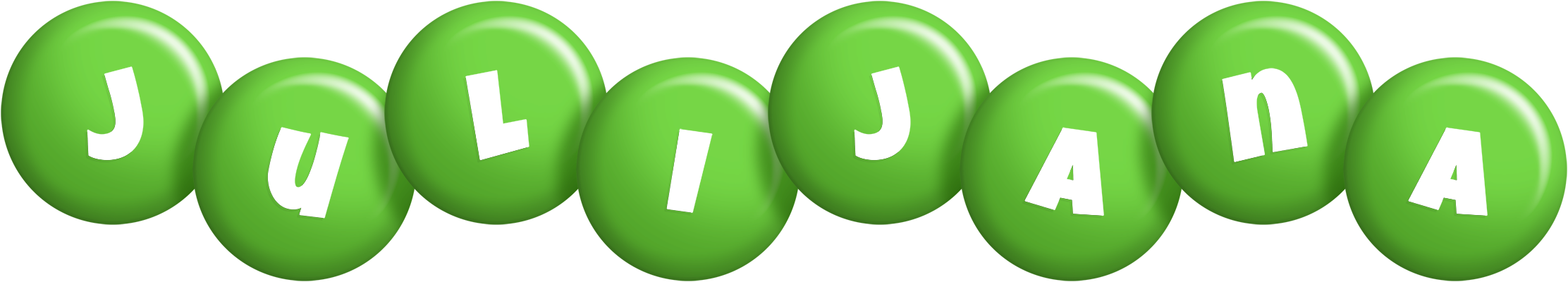 Julijana candy-green logo