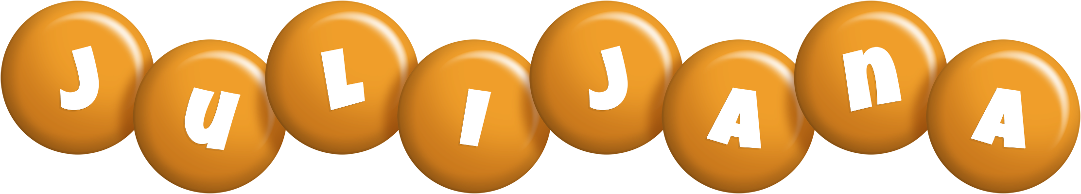 Julijana candy-orange logo