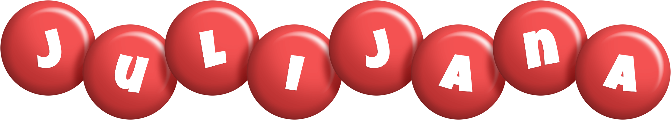Julijana candy-red logo