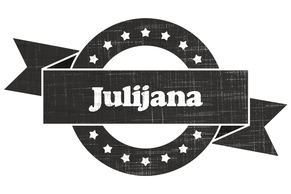 Julijana grunge logo