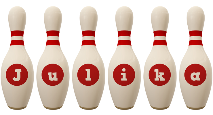 Julika bowling-pin logo