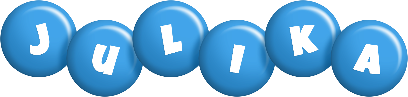 Julika candy-blue logo