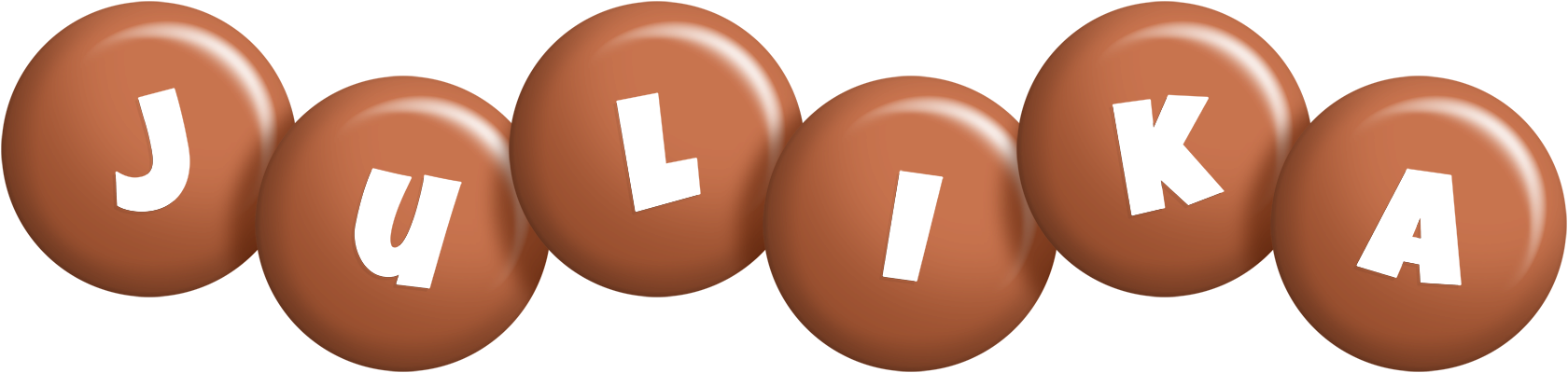Julika candy-brown logo