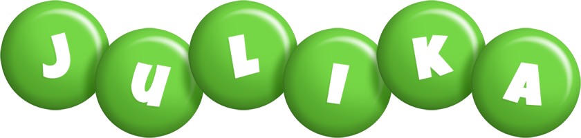 Julika candy-green logo