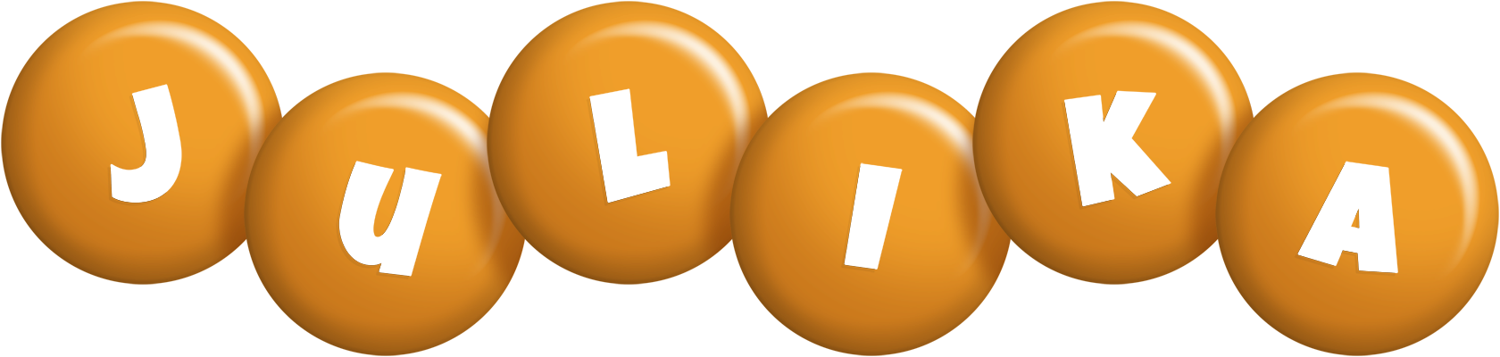Julika candy-orange logo