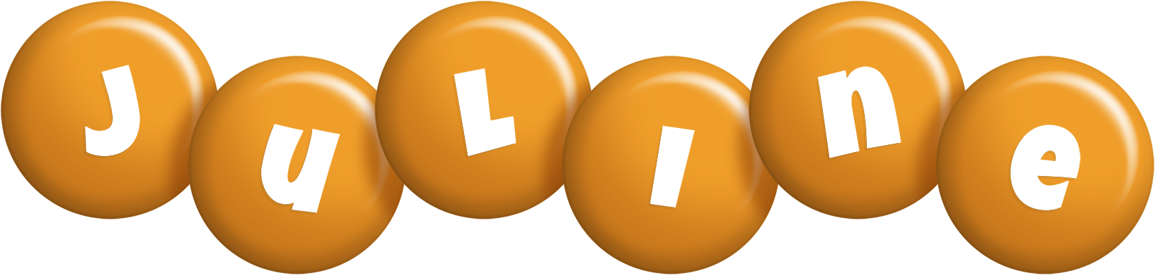 Juline candy-orange logo