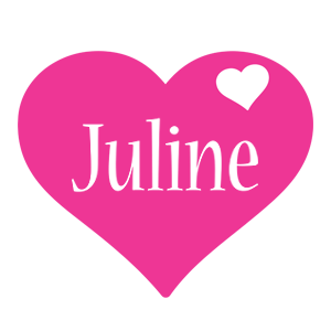 Juline love-heart logo