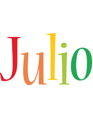 Julio birthday logo