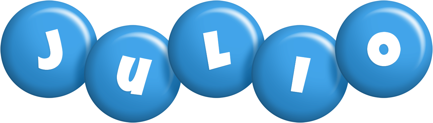 Julio candy-blue logo
