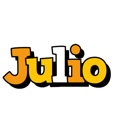 Julio cartoon logo
