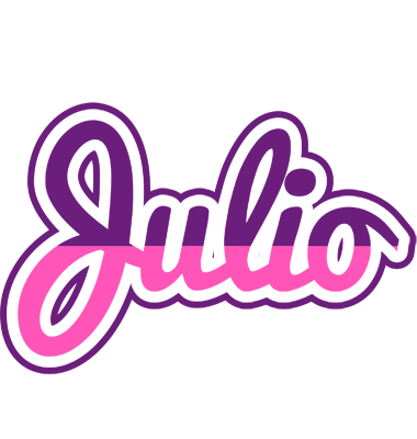 Julio cheerful logo