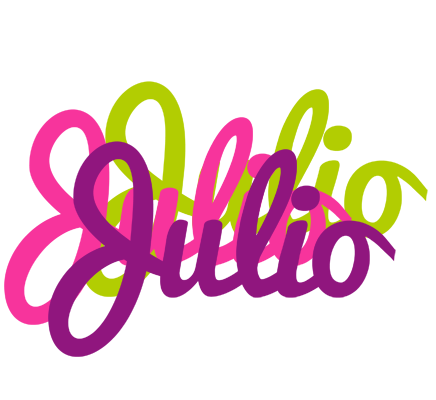 Julio flowers logo