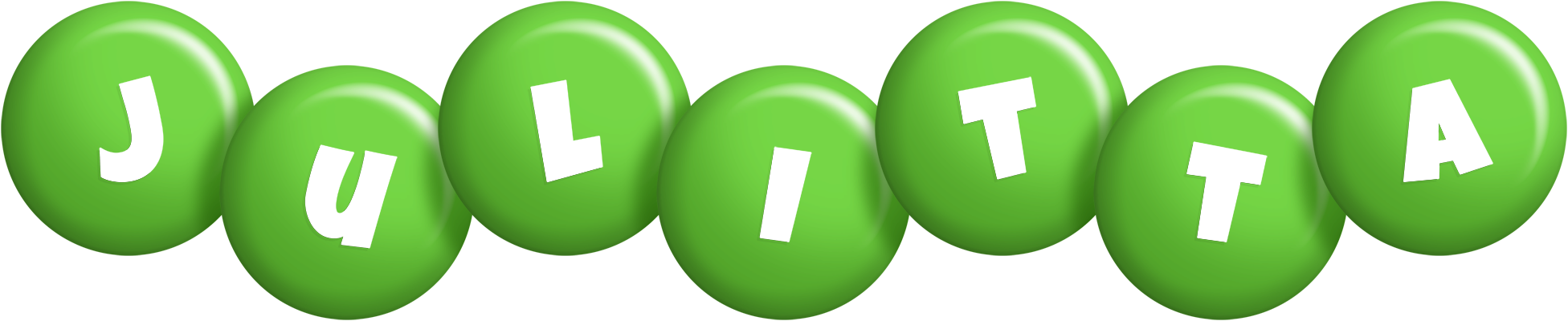 Julitta candy-green logo