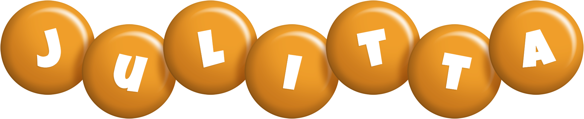 Julitta candy-orange logo