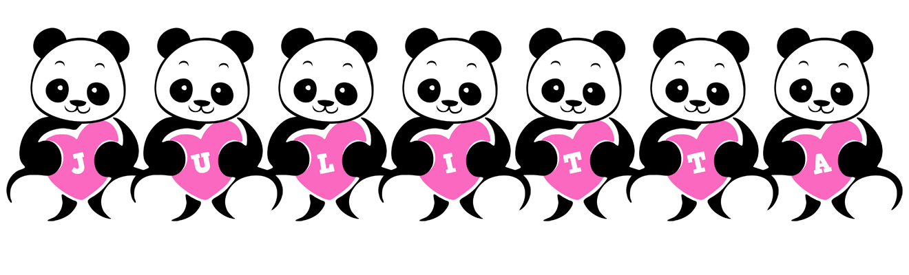 Julitta love-panda logo