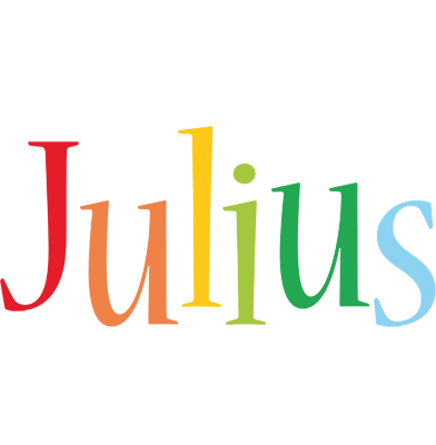 Julius birthday logo