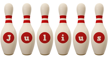 Julius bowling-pin logo