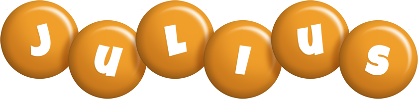Julius candy-orange logo
