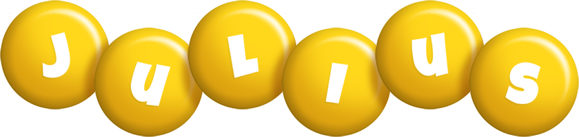 Julius candy-yellow logo