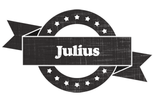 Julius grunge logo