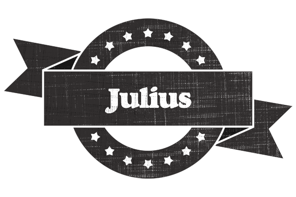 Julius grunge logo