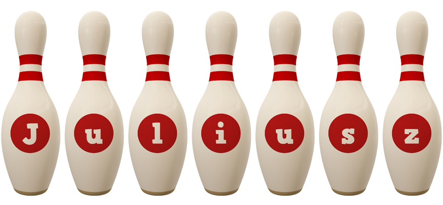 Juliusz bowling-pin logo