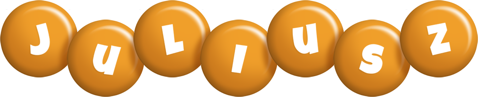 Juliusz candy-orange logo