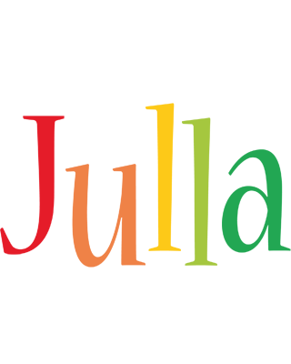 Julla birthday logo