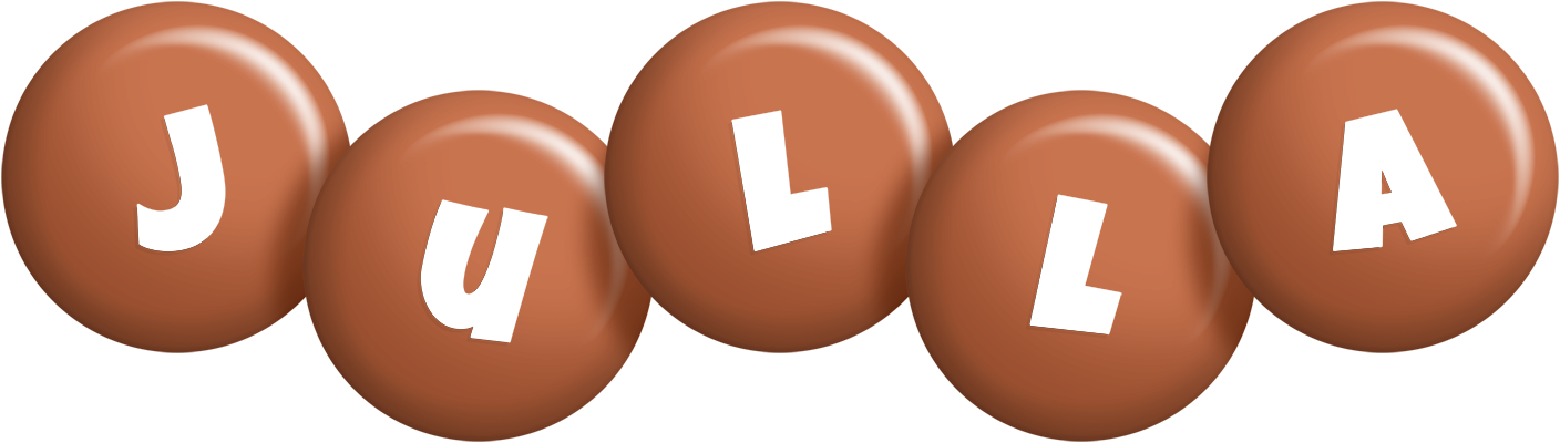 Julla candy-brown logo