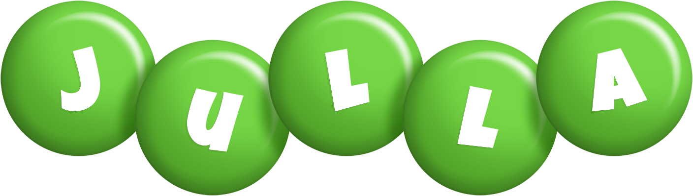 Julla candy-green logo
