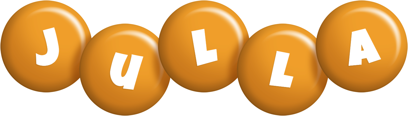 Julla candy-orange logo