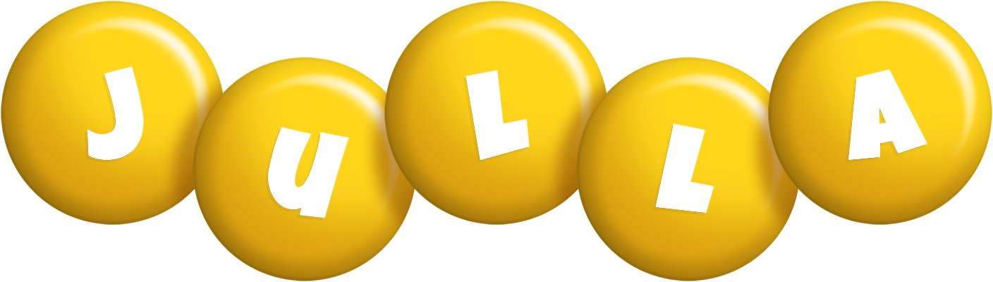 Julla candy-yellow logo