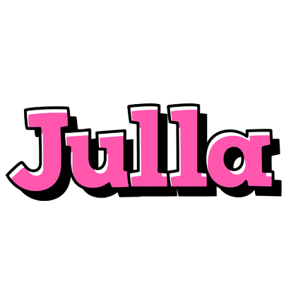 Julla girlish logo