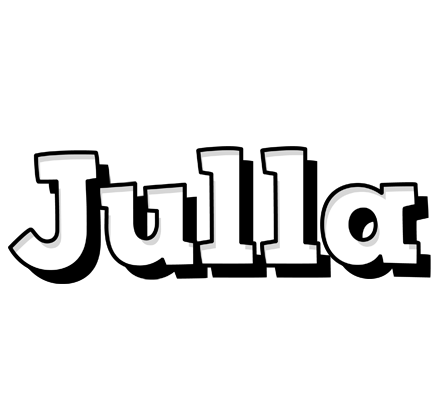 Julla snowing logo