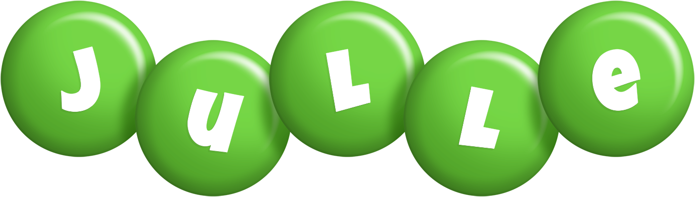 Julle candy-green logo
