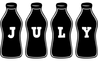 July bottle logo