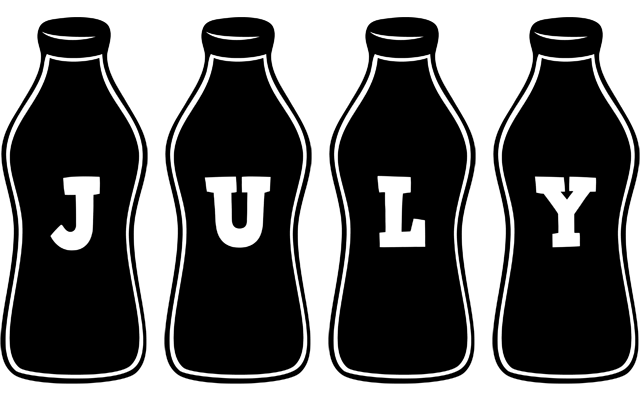 July bottle logo